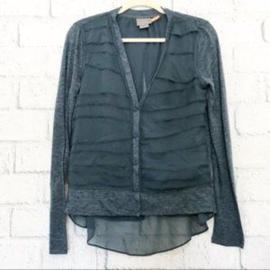 Anthropologie Womens Size Small Green Cardigan